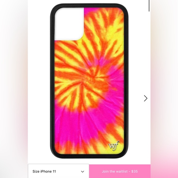 LIMITED EDITION Wildflower Swirl Tie Dye iPhone 11 Case - Picture 1 of 7
